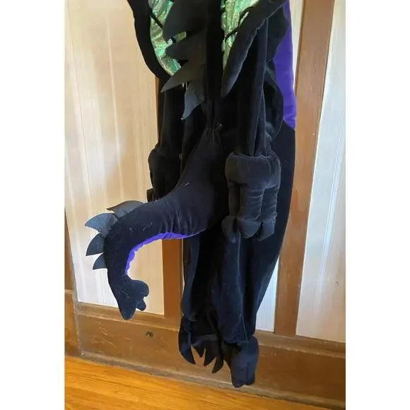 Disney Store Vintage Maleficent/Dragon Plush Costume KIds 4-6T Great Condition! - Picture 5 of 10